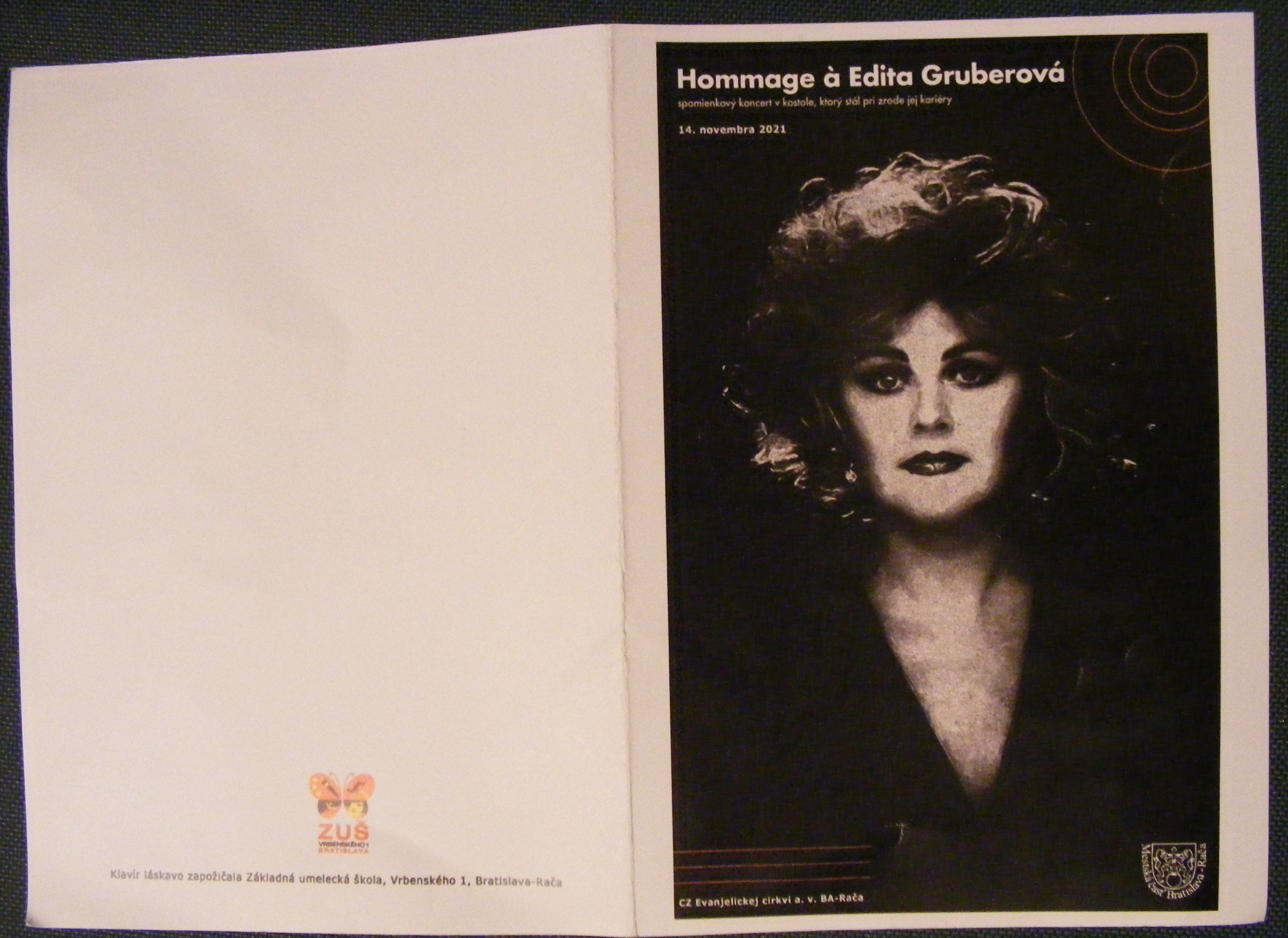 Programme, front